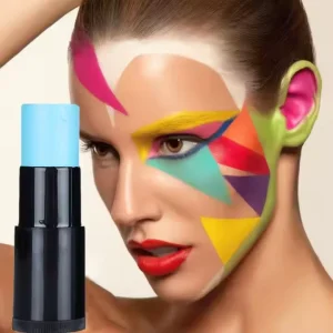 Professional Body Painting Water Based Gold White Face Paint Quick Drying Halloween Face Body Painting Stick