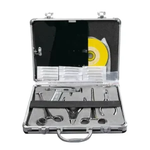 Professional Body Piercing Tattoo Tool Kit for Navel Ear Tongue Tattoo Gun Equipment Piercing Jewelry Pliers Needles Case Set