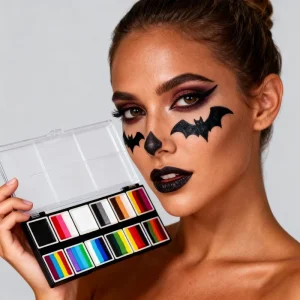Professional Body Water-Based Face & Body Painting Set for Adults & Kids Makeup Body Painting Palette