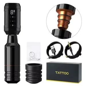 Professional Brushless Motor 3.5mm/4.0mm Stroke Rotary Tattoo Pen Machine with RCA Battery for Artists Body Art