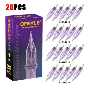 Professional Cartridge Tattoo Needles 1203RL Round Liner 20pcs Per Box Sterilized Disposable