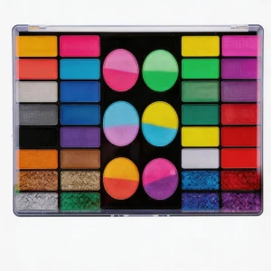 Professional Children’s Artist’s Face Painting Kits 44 Natural Plant Colors UV Body Art for Halloween Cosplay