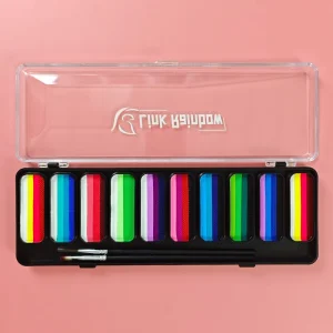 Professional Children’s Water-Based Face and Body Paint Kit with Vibrant Colors Easy Blending Festival Use