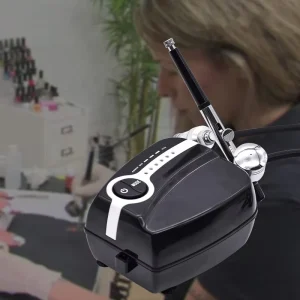 Professional Copper Airbrush Makeup Machine with Cordless Compressor & Complete Kit for Beauty Artists and Nail Art