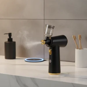 Professional Copper Gravity Feed Airbrush for Art Illustration Coloring Cordless Operation Smooth Atomization