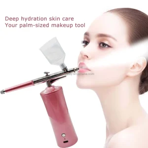 Professional Cordless Airbrush DIY Paint Makeup Nail Art Barber Air Brush Machine with Compressor for Temporary Tattoos Cake Use