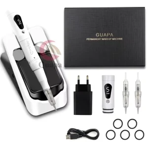 Professional Coreless Motor Permanent Makeup Tattoo Machine Set Microblade Portable Design Wireless PMU Pen with Spare Battery