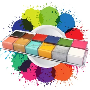 Professional Cruelty Free Vegan Face Body Paint Set 12 Colors Waterproof Long Lasting Oil Based Makeup Kit