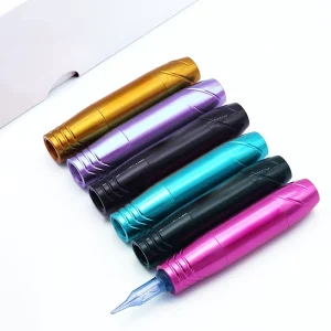 Professional Custom Logo Adjustable Stroke Permanent Makeup Nano Tattoo Pen E2 PMU Machine Fit Universal Cartridge