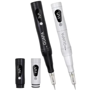 Professional Digital Cordless Permanent Makeup Kit Advance Motor Wireless Microshading Tattoo Machine with 10pcs Membrane Needle