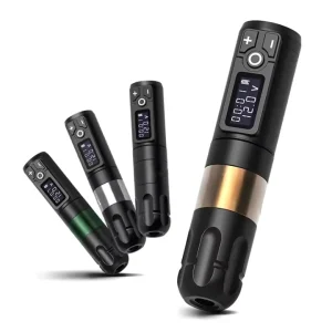 Professional Digital Display Electric Tattoo Gun Wireless Rotary Tattoo Pen Machine for Tattoo Artist