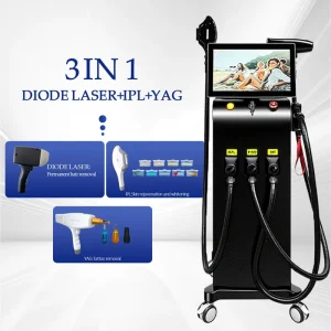 Professional Diode Laser IPL ND YAG Beauty Machine Aesthetic Medicine Tattoo Removal Laser Hair Removal Device Laser Therapy