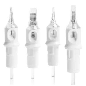 Professional Disposable 20Pcs Premium Stainless Steel 1001RL Tattoo Needle Cartridge for Eyebrow Body Art Permanent Cartridge