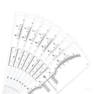 Professional Disposable Eyebrow Ruler Microblading 3D Brow Stencil Permanent Makeup Tool Accessories