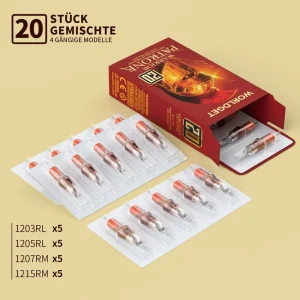 Professional Disposable Permanent Makeup Syringes Tattoo Needles 20 Syringes Box 316 Stainless Steel EO Gas Sterilized CE