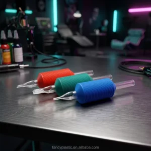Professional Disposable Plastic Tattoo Tube In Bulk Tattoo Grips Permanent