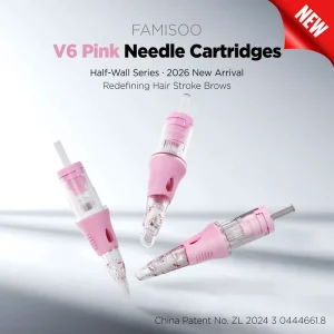 Professional Disposable Stainless Steel Permanent Makeup Eyebrow Lip Microblading Tattoo Cartridge Needle 100% E.O. Gas