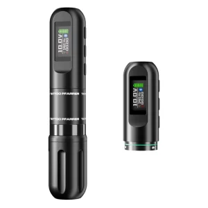Professional Dual Battery Wireless Rotary Tattoo Pen Machine Gun Disposable Lithium Battery with Permanent Feature