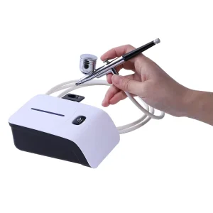 Professional Electric Rechargeable Airbrush Compressor Cake Decorating Makeup Kit with Eco Friendly Portable Design