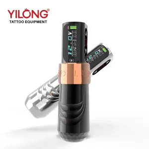Professional Electric Wireless Permanent Tattoo Aluminum Alloy Brushless Motor Colorful Screen 4mm Cartridge