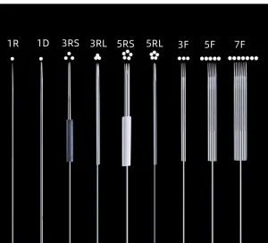 Professional Eyebrow Shading Sterilized Normal Disposable Tattoo Machine Needle Regular Permanent Makeup Needle Nano