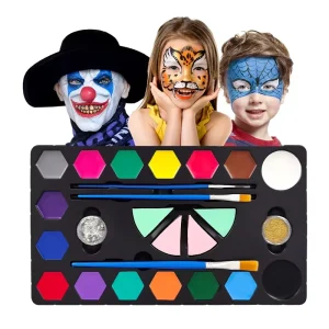 Professional Facepainte16 Colors Party Face Painting Kit Kids Water Based Face Paint Halloween Bodipaint Customized