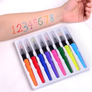 Professional Fine Tip Brush Body Art Marker Pens Children Multi-colors Temporary Face & Body Paint Supplies