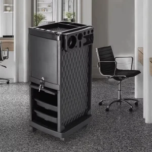 Professional Gold White Rolling Barber Spa Facial Metal Hair Salon Beauty Salon Hairdressing Tattoo Trolley
