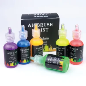 Professional Grade Multi function Party Pack Airbrush Acrylic Paint Kit Spray Tattoo Paints Set for Decoration