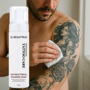 Professional Grade Tattoo Aftercare Cleanser Soap Antibacterial for New Tattoos Piercings and Tattoo Supplies