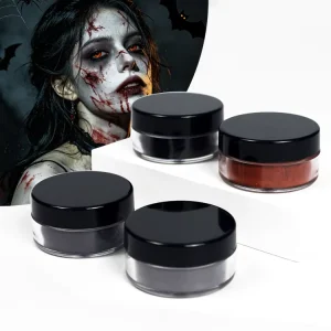 Professional Halloween SFX Makeup Zombie Powder Set Realistic Special Effects Distressing Powder for Cosplay Theater Movie Props