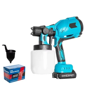 Professional High Efficiency 21V Mini Paint Gun with 1000 ML Capacity Spray Paint Machine for DIY Wall and Furniture Painting