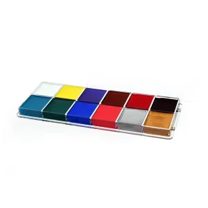 Professional High Quality Body Art Brushes for Face Painting Artist Premium Makeup Face and Body Paint