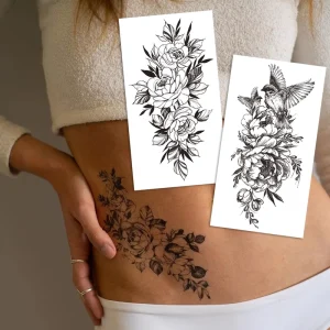 Professional High Quality Color Ink Arm Sleeve Makeup Beauty Accessories Sexy Beach Fake Waterproof Temporary Tattoo Stickers