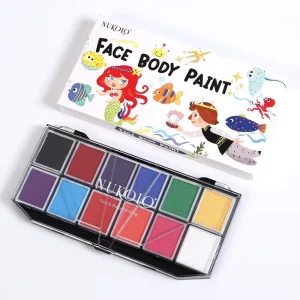 Professional High Quality Rainbow Halloween Makeup Vivid Water Based Face Painting and Body Art for Kids and Adults