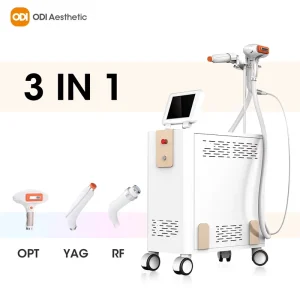 Professional IPL Laser Hair Removal Pigment Removal Machine RF Face Lifting Nd Yag Laser Tattoo Beauty Equipment
