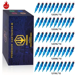 Professional Liner Tattoo Cartridge Needles 50PCS Mixed Membrane Safety Disposable Tattoo Needles Permanent Feature