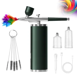 Professional Makeup Airbrush Gun Custom Airbrush Brow Kit Cake Nails Airbrush Kit With Air Compressor Mini Body