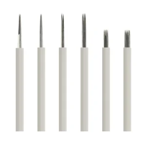 Professional Manufacturer Microblading Embroidery Disposable Sterile Tattoo Round Needles Microblades Needles