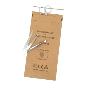 Professional Medical 100GSM Kraft Paper Bacteria Resistant Self-sealed Bag Autoclave 180℃ Sterilization Pouch