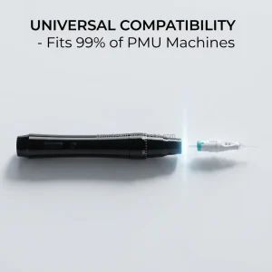 Professional Microblading PMU Tattoo Needle Cartridge Ombre Brow 0.18mm 1RL Haistroke Needles for PMU Tattoo Artist