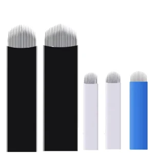 Professional Microblading Shading Semi Permanent Make up Needle Mist U shaped Eyebrow Tattoo Needle Microblading Blades