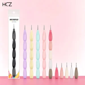 Professional Mole Drawing Pen Set 5 Sizes Metal Tip Freckle Pen Dotting Tool For DIY Beauty Marks And Polka Dots Makeup Tools