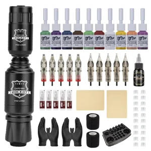 Professional Multi Color Tattoo Machine Kit
