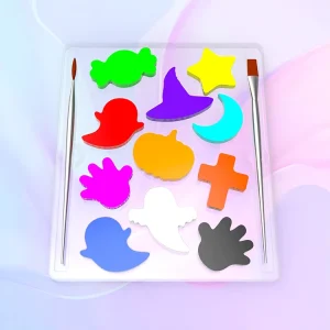 Professional Non Toxic Washable Approved Palette for Kids Birthday Party Carnival Festival Large Supplies Body Face Paint Kit
