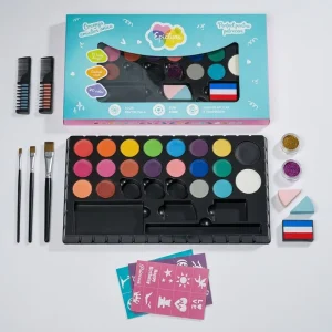 Professional Non Toxic Washable Water Based Palette for Kids Birthday Party Carnival Festival Large Supplies Body Face Paint
