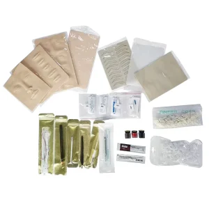 Professional PMU Accessories Supplies 3D Permanent Makeup Kit Starter Practice Microblading Kit Tool Sets for Academy Training