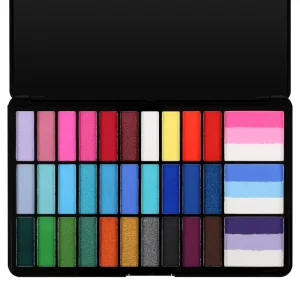 Professional Painting Art Kit For Adults And Children Split Cake Rainbow Body Face Paint