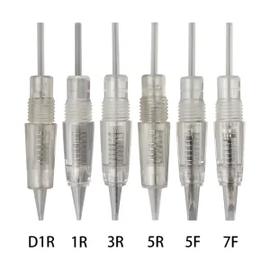 Professional Permanent Makeup Cartridge Needles Disposable Screw Cosmetic Tattoo Needles for Tattoo Pen Machine