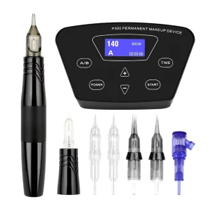 Professional Permanent Makeup Hollow Cup Motor RCA Eyebrow Machines PMU Double ended Pen Rotary Gun Tattoo Supplier